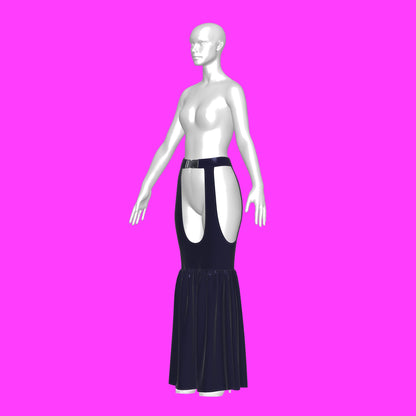 katkow drag queen chaps gown sewing pattern angle