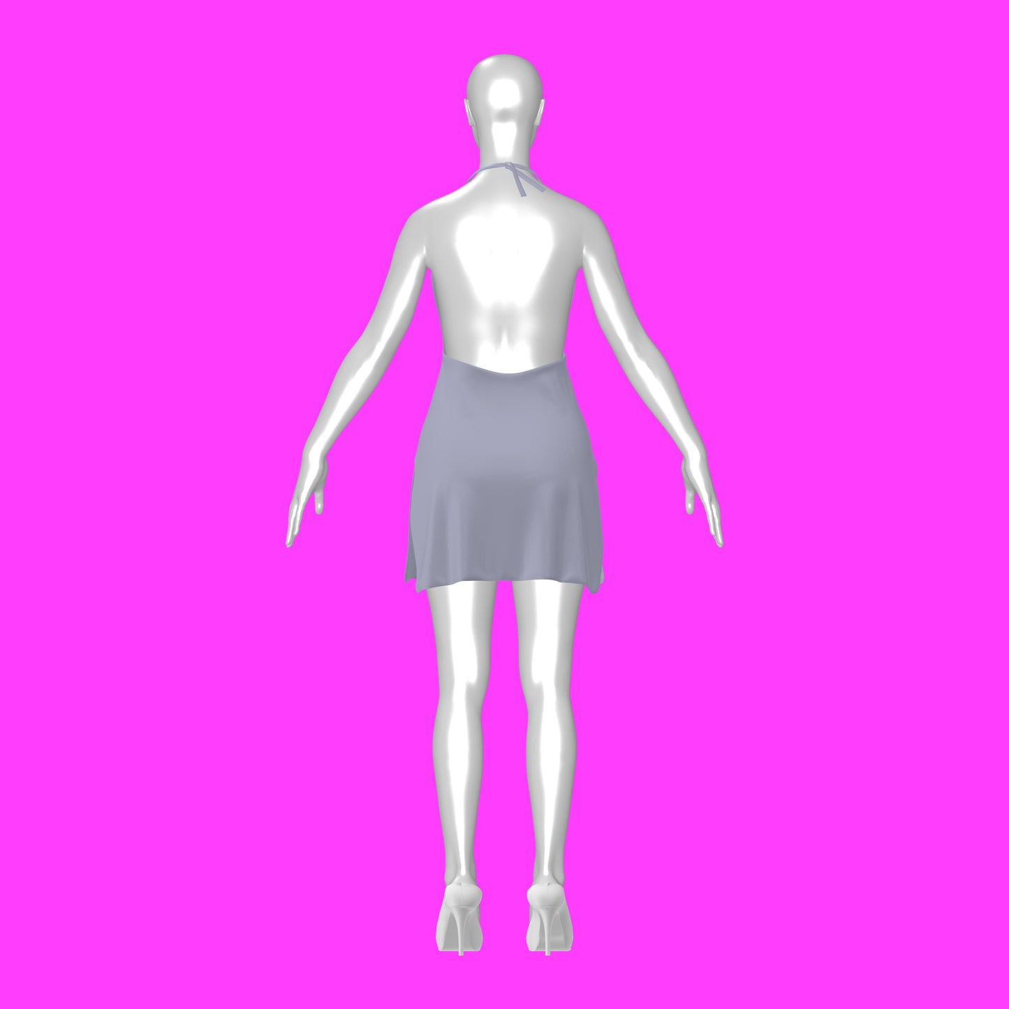 katkow drag queen cowl neck dress sewing pattern back