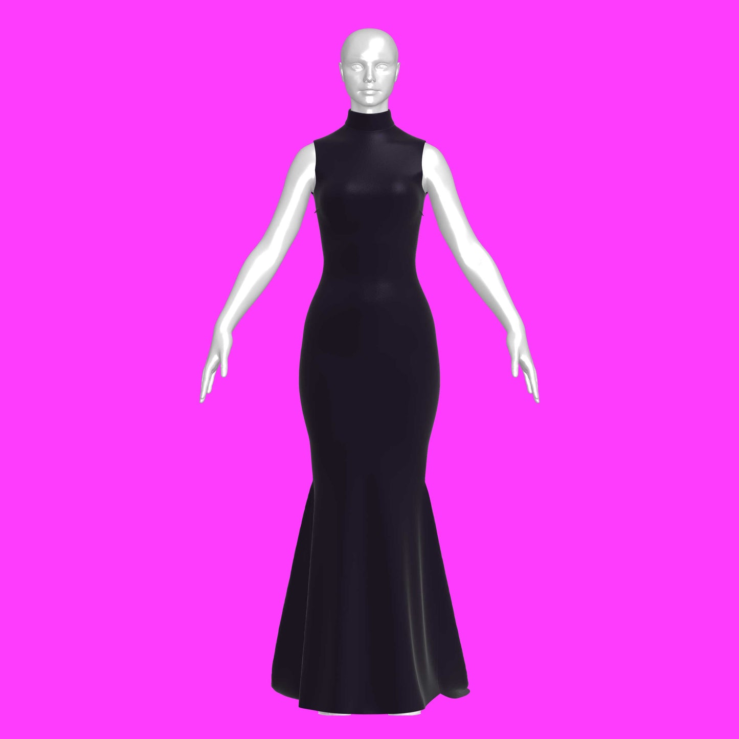 katkow drag queen evening gown sewing pattern front