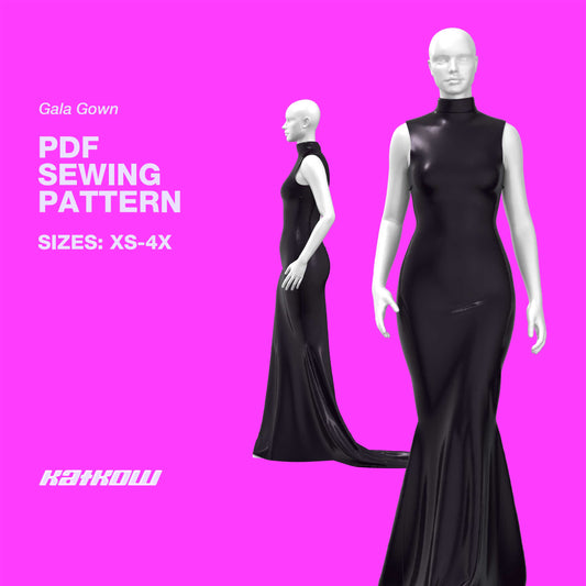 katkow drag queen evening gown sewing pattern thumb