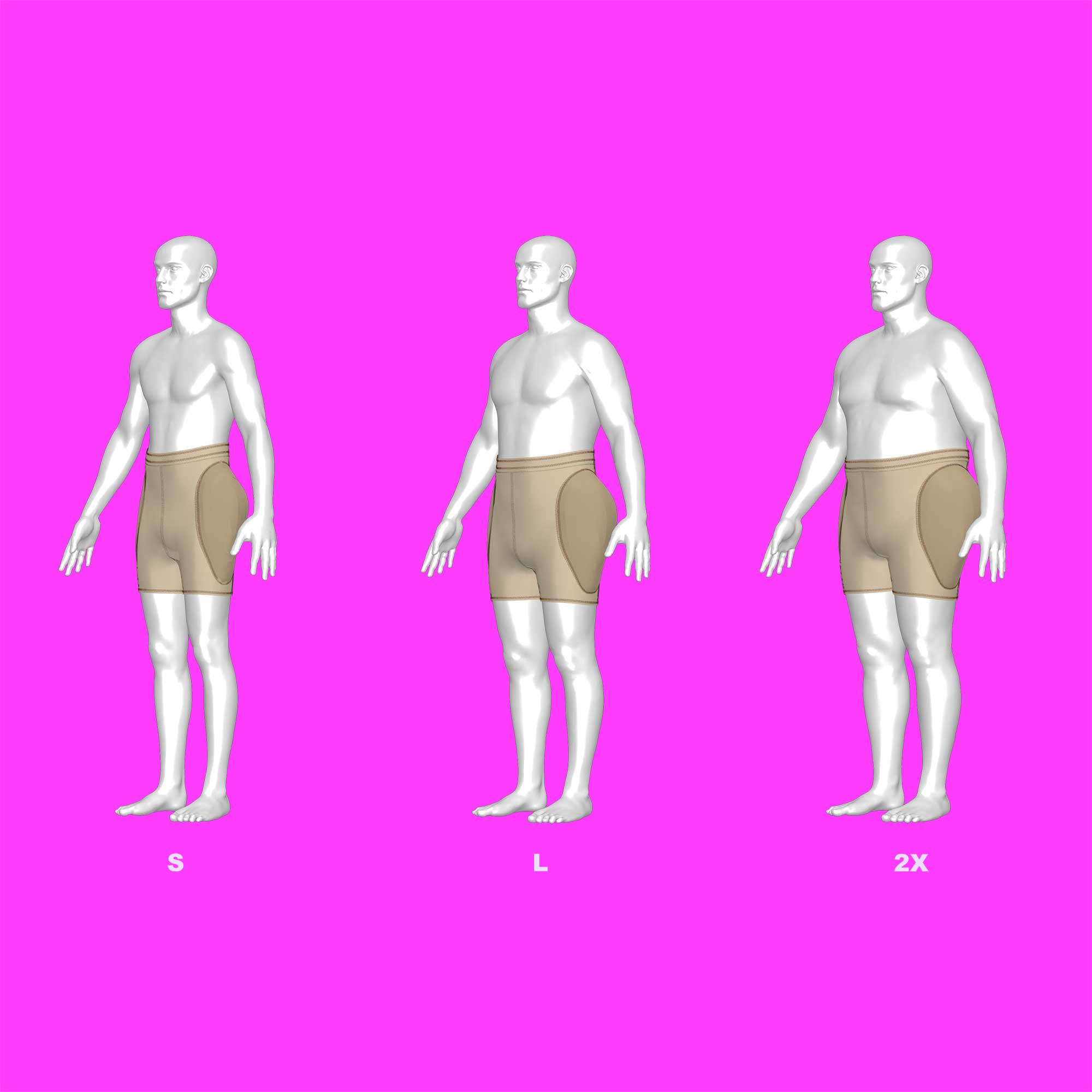 katkow drag queen hip pads undergarment sewing pattern sizes