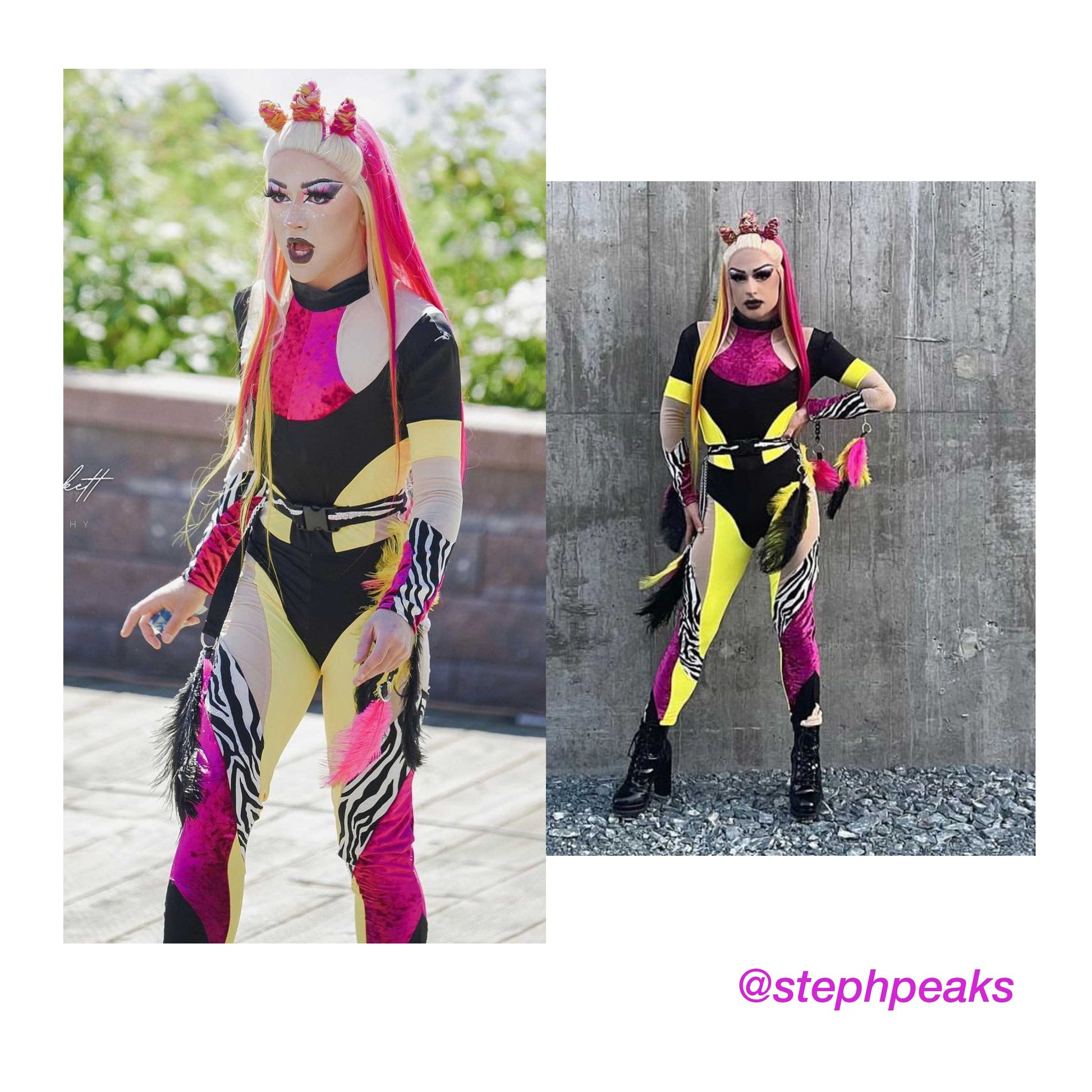 katkow drag queen paneled bodysuit sewing pattern customer