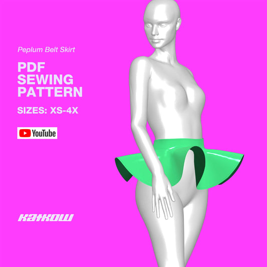 katkow drag queen peplum skirt sewing pattern thumb