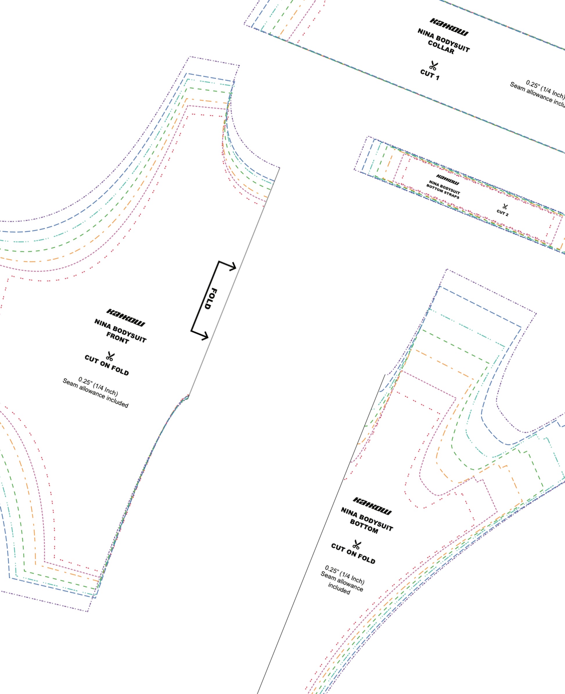 Nina Leotard Free Sewing Pattern (Sizes S-4X) PDF – Katkow